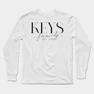 Keys Family EST. 2020, Surname, Keys Long Sleeve T-Shirt